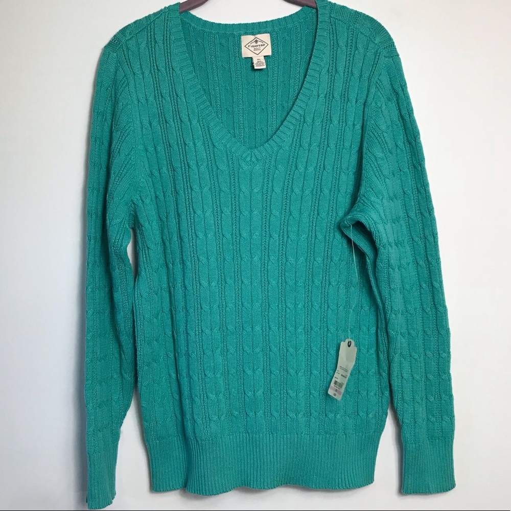 A1❄️Saint johns bay sweater#2A1 teal green